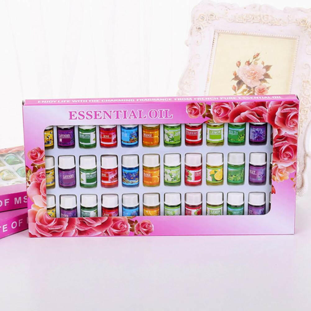 12/36 PCS Natural Water Soluble Fragrance Essential Oil Aromatherapy Furnace Humidifier Essential Oil Set 3ML best_seller.