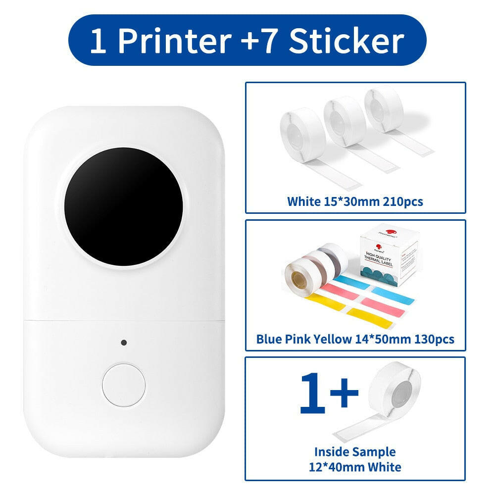 Phememo D30 Label Printer For Women Men Student Elder Thermal Printing for Home Office School 15mm Stickers Thermal Labels.