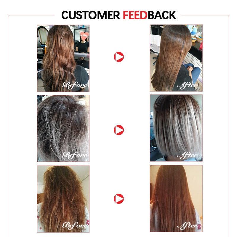 120ml MMK Keratin Treatment For Hair Coconut Oil Straightening Without Formalin Hair Treatment Set+Free Red Comb.