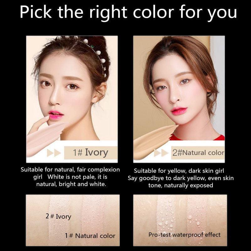 Water light repair concealer stick Waterproof air cushion cc cream brighten skin lasting non-marking repair capacity cc stick.