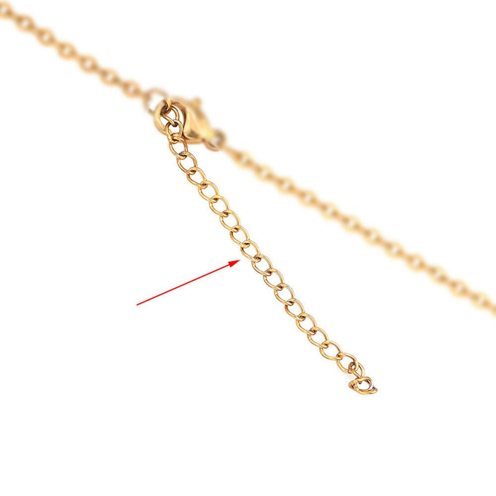 t111 10pcs/lot Stainless Steel Extended Extension Tail Chain Lobster Clasps Connector DIY Jewelry Making Findings Bracelet Necklace dev2-aff.