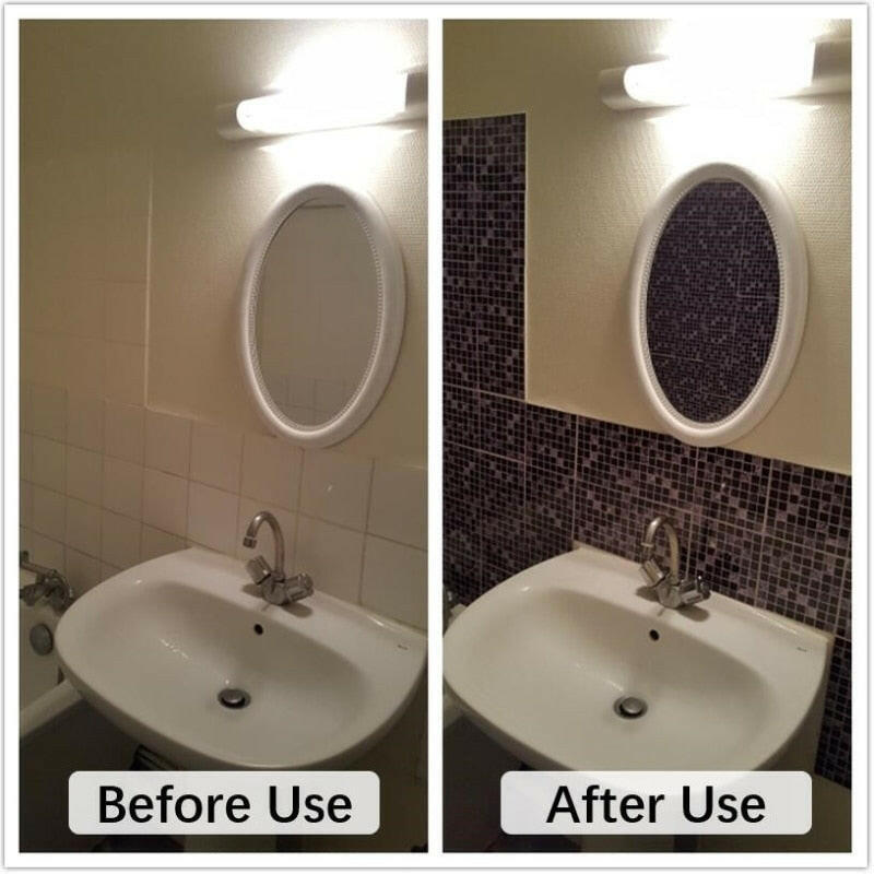 Self-adhesive Kitchen Mosaic Tile Sticker Splashback Decoration Bathroom Adhesive Wall Vinyl Waterproof PVC Wallpaper Panel best_seller.