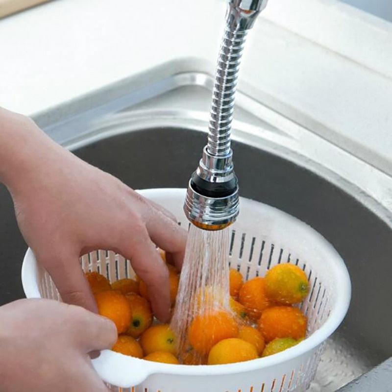 Kitchen Gadgets 2 Modes 360 Rotatable Bubbler High Pressure Faucet Extender Water Saving Bathroom Kitchen Accessories Supplies.
