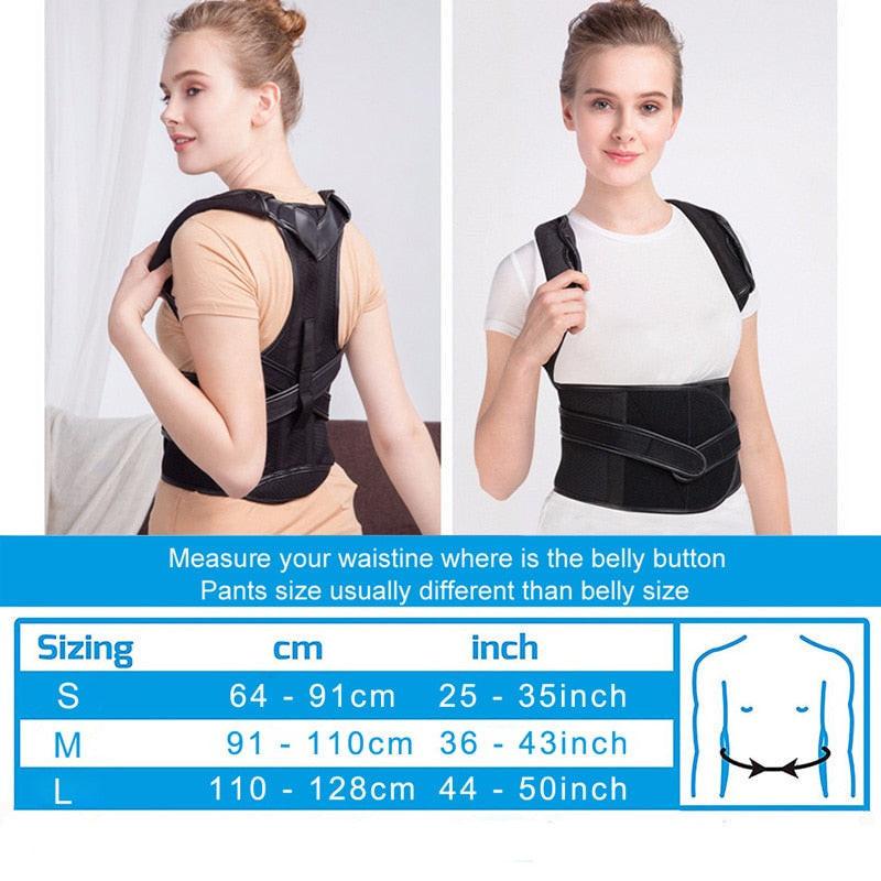 Tcare Posture Corrector Back Posture Brace Clavicle Support Stop Slouching and Hunching Adjustable Back Trainer for Aldult Child.