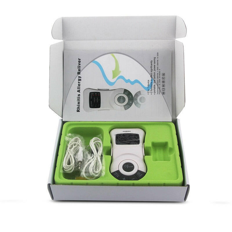 Nose Care Rhinitis Therapy Allergy Reliever Low Frequency Laser Nasal Congestion Sinusitis Snoring Treatment Device Massager.