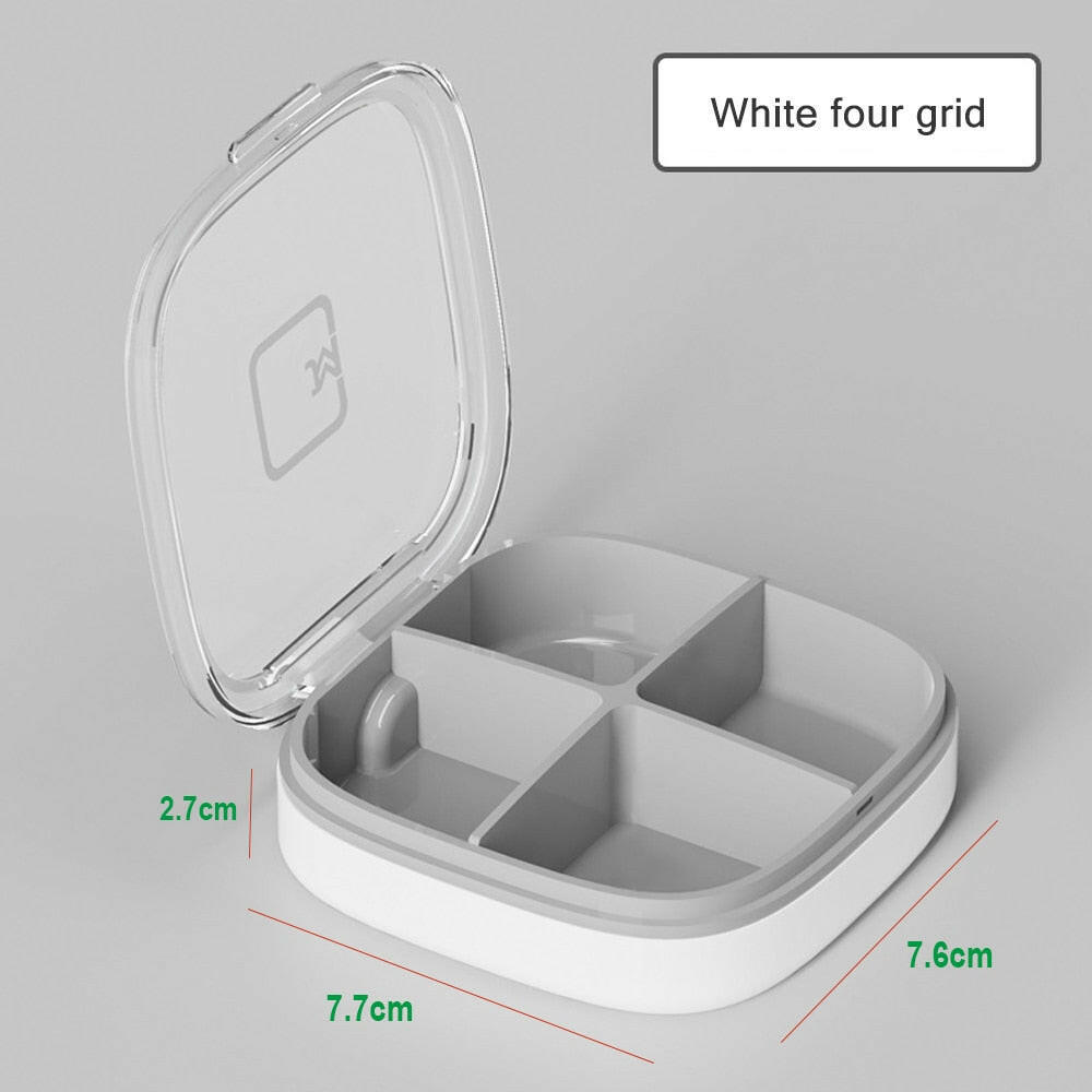 Tcare Travel Pill Organizer Moisture Proof Pills Box for Pocket Purse Daily Pill Case Portable Medicine Vitamin Holder Container.
