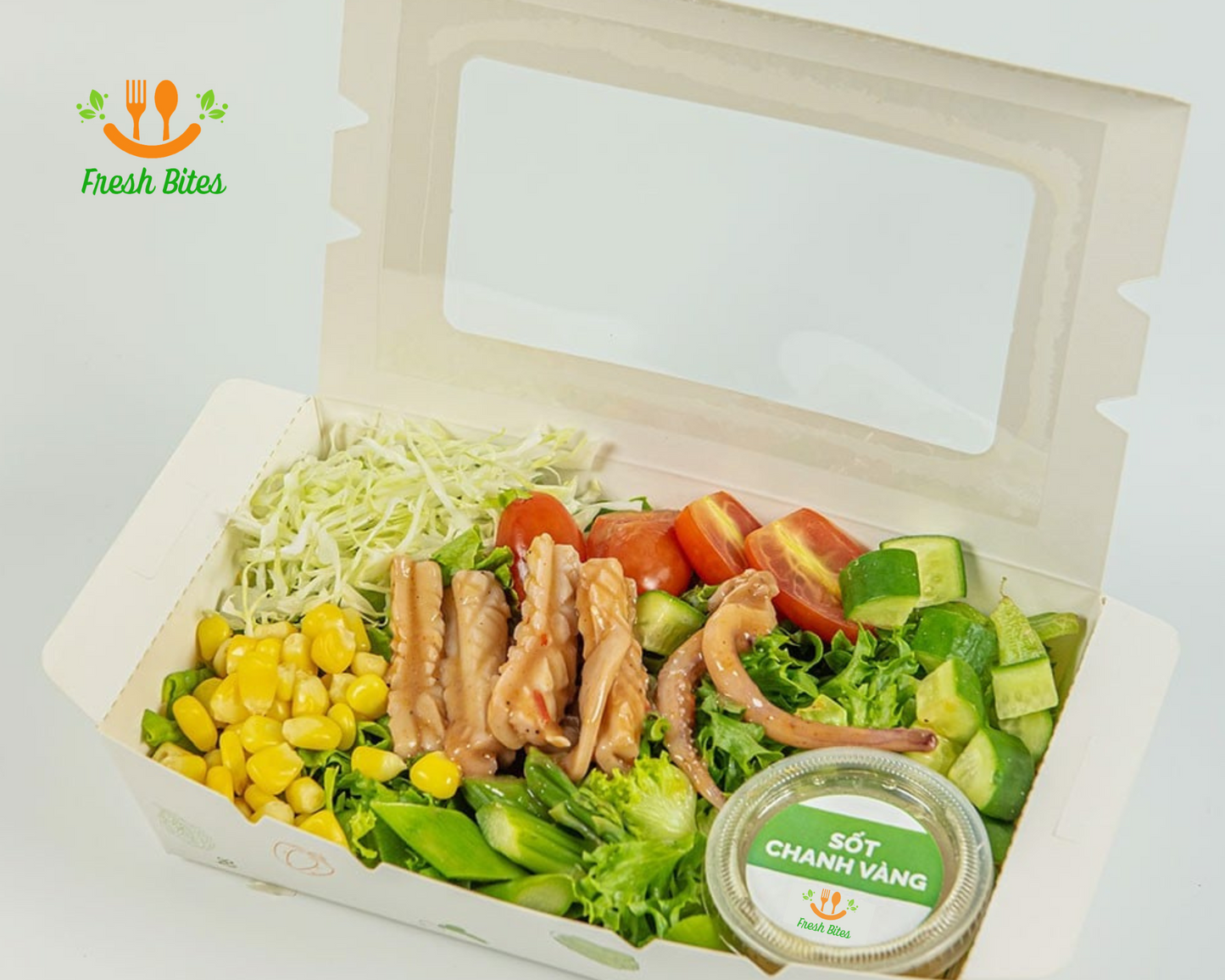Salad Mực Saute