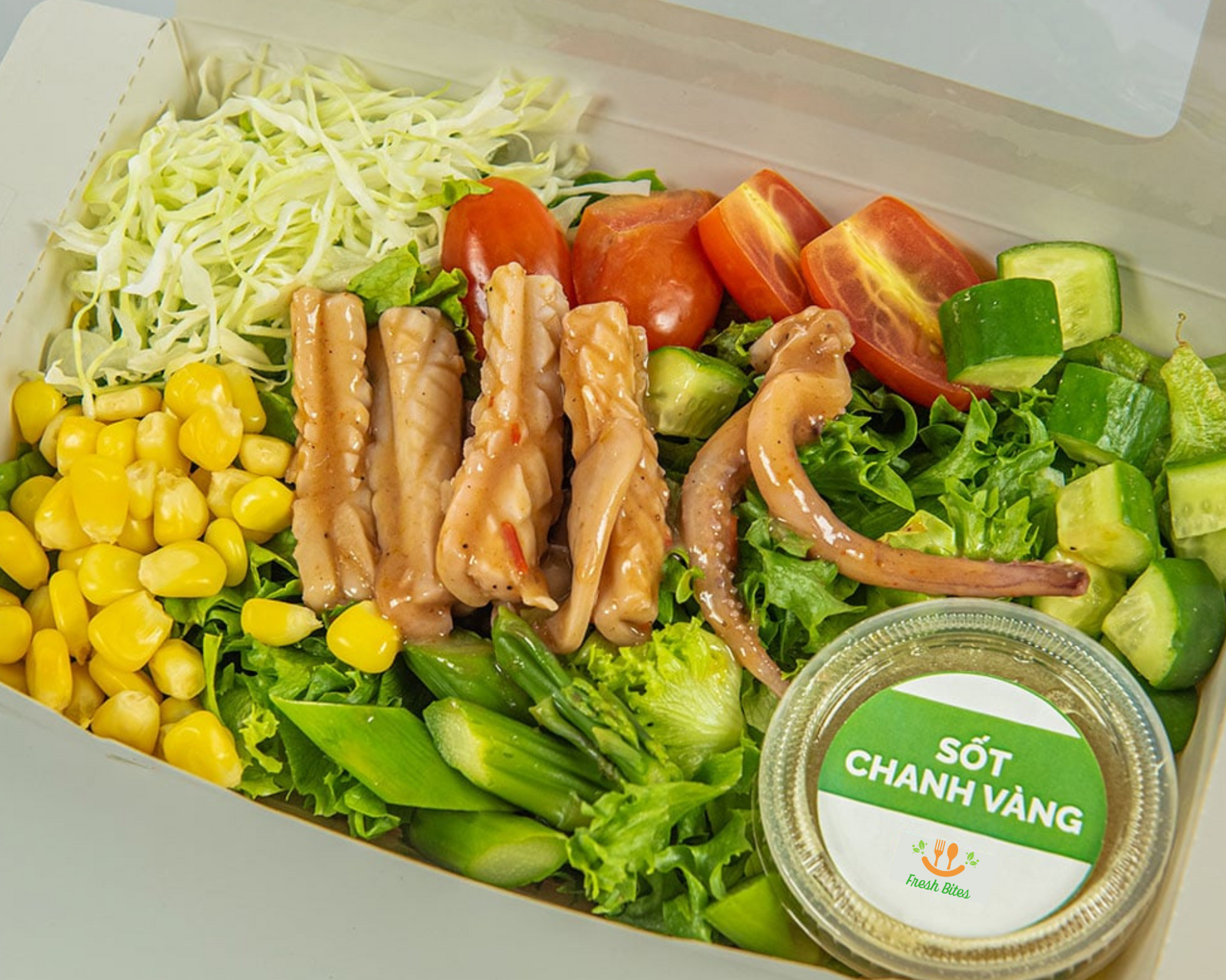 Salad Mực Saute