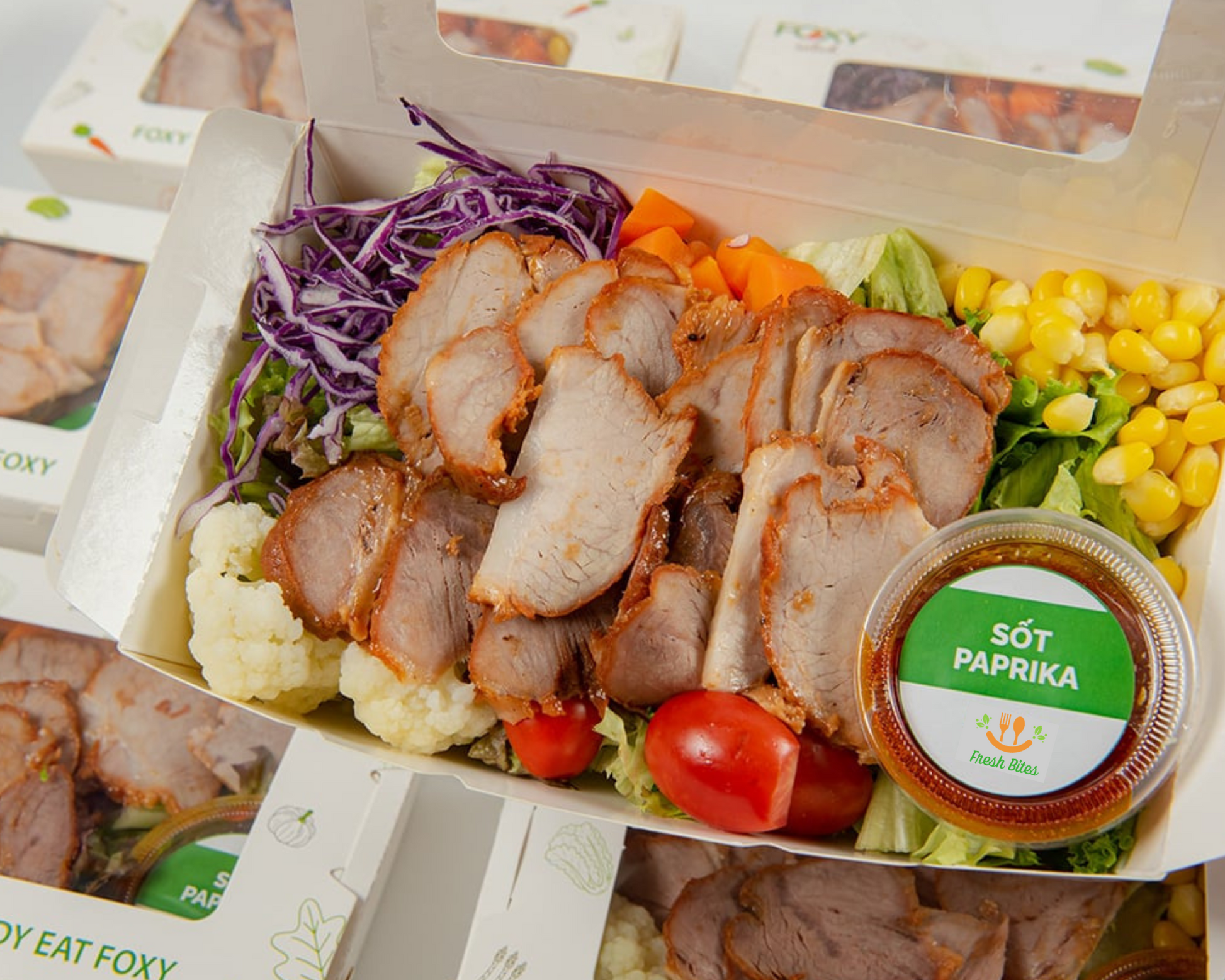 Salad Thịt Xá Xíu
