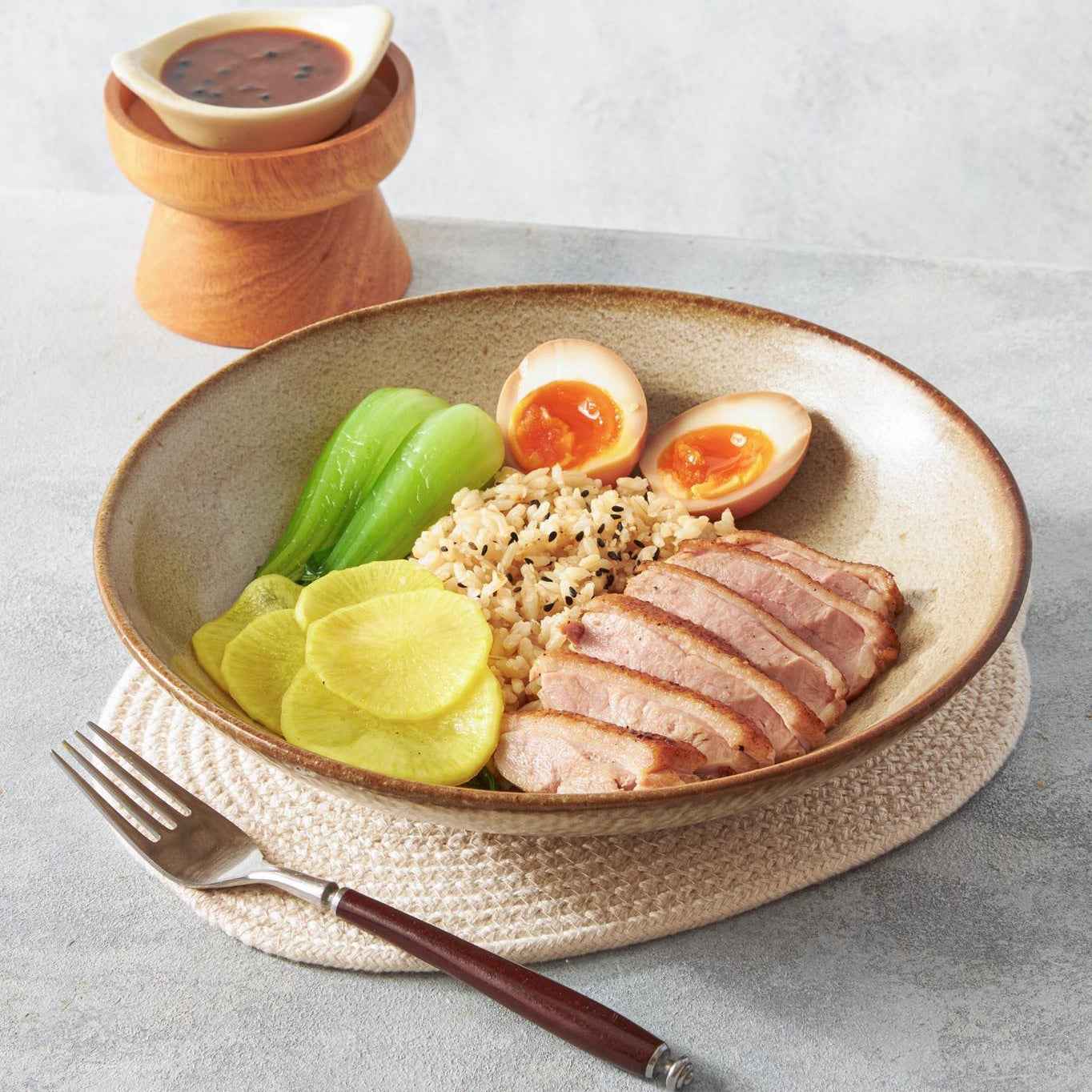 Cơm Vịt Nướng & Trứng Ngâm Tương