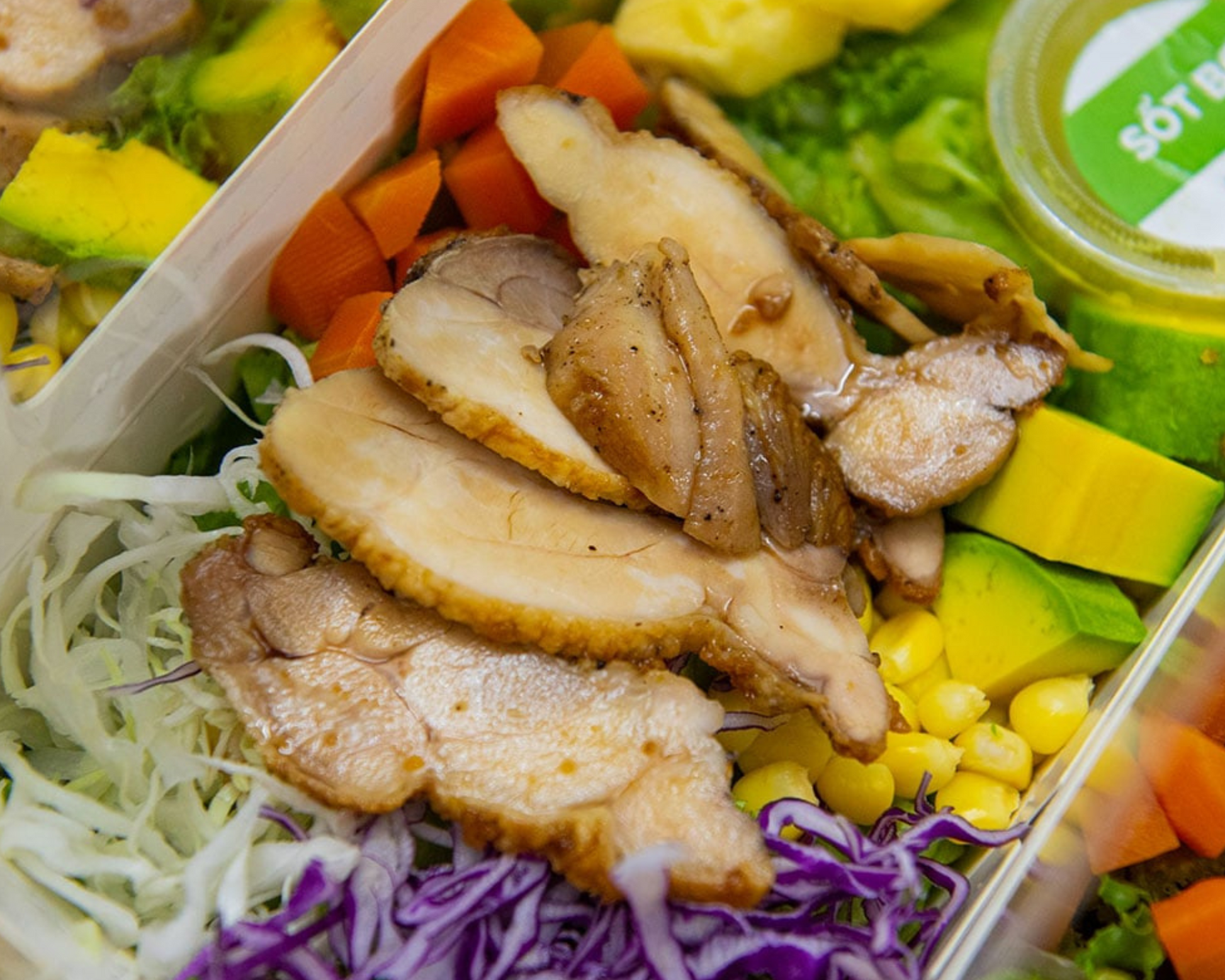 Salad Gà Yakitori.