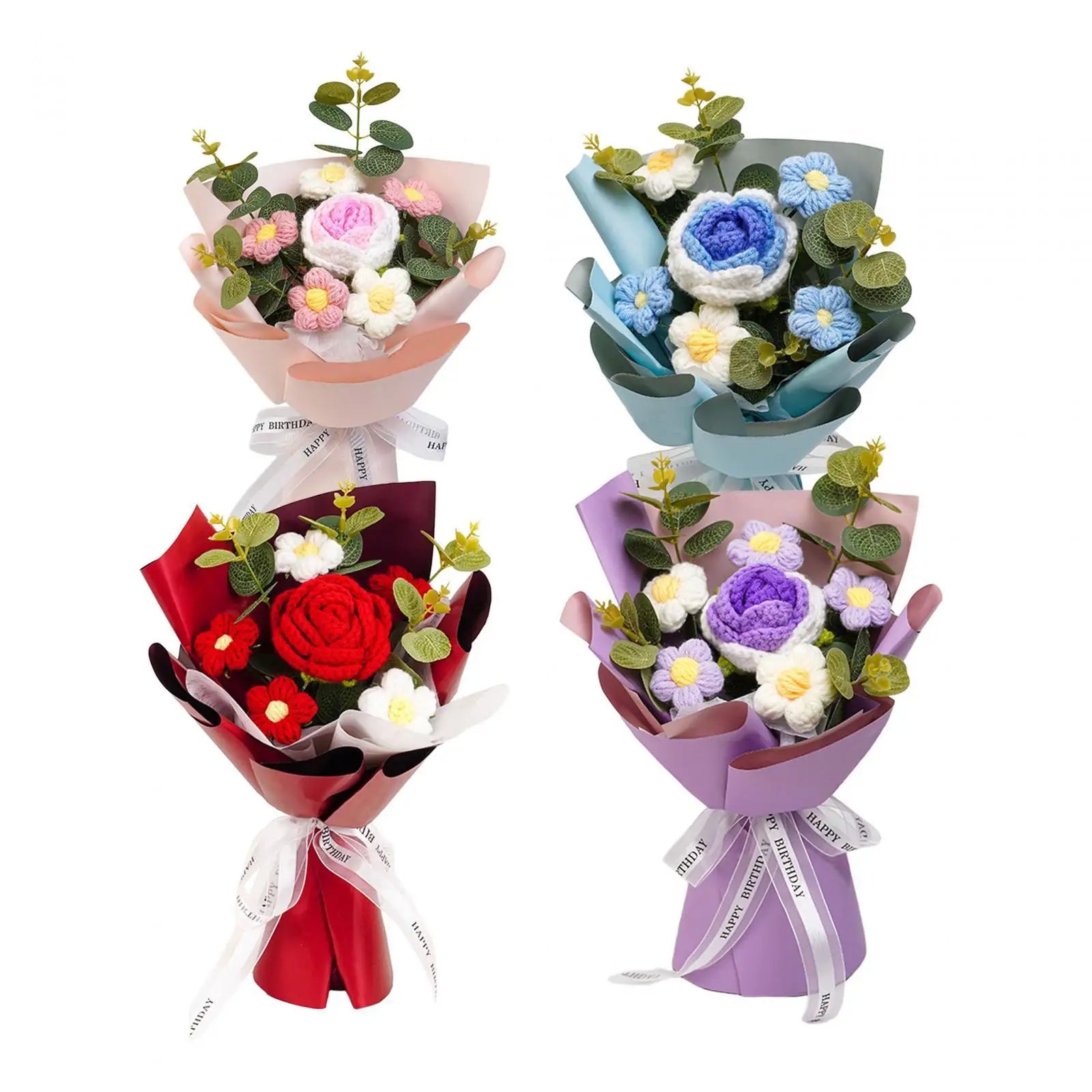 Handmade Crochet Flower Bouquet – Timeless Gift.