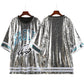 Shimmering Blue Star Sequin Dress for Stunning Style.