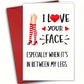 Mischievous Valentine's Day Greeting Card.