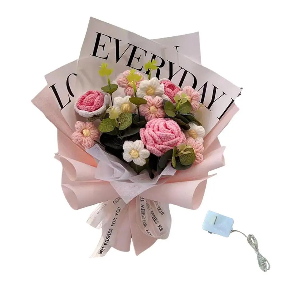 Handmade Crochet Flower Bouquet – Timeless Gift.