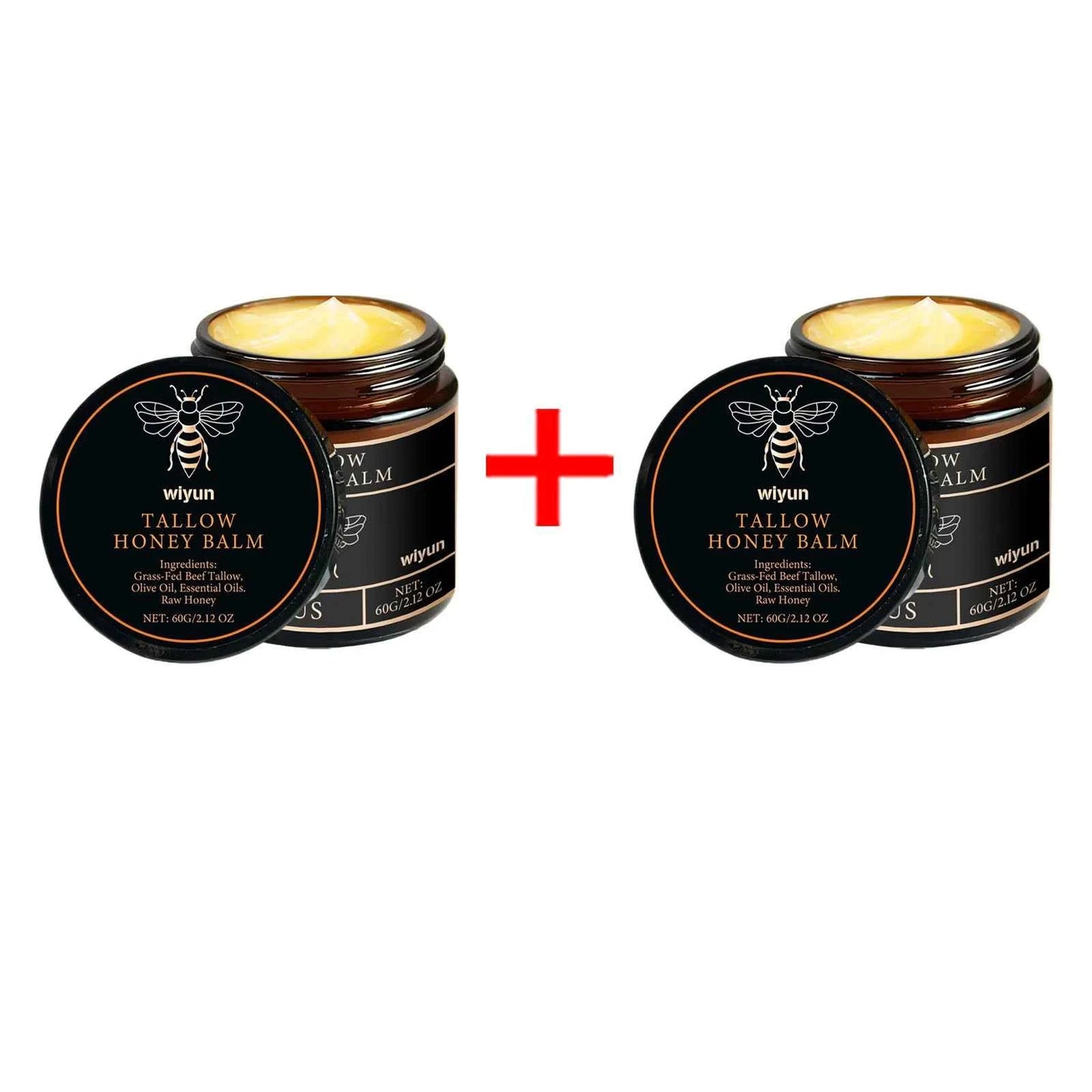 Tallow Honey Balm Deep Hydrating Relieve Dryness Lightening Body Lotion Tighten Fine Lines Shrink Pores Lift Collagen Face Cream.