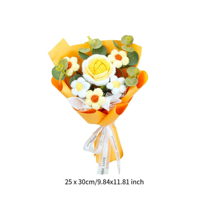 Handmade Crochet Flower Bouquet – Timeless Gift.