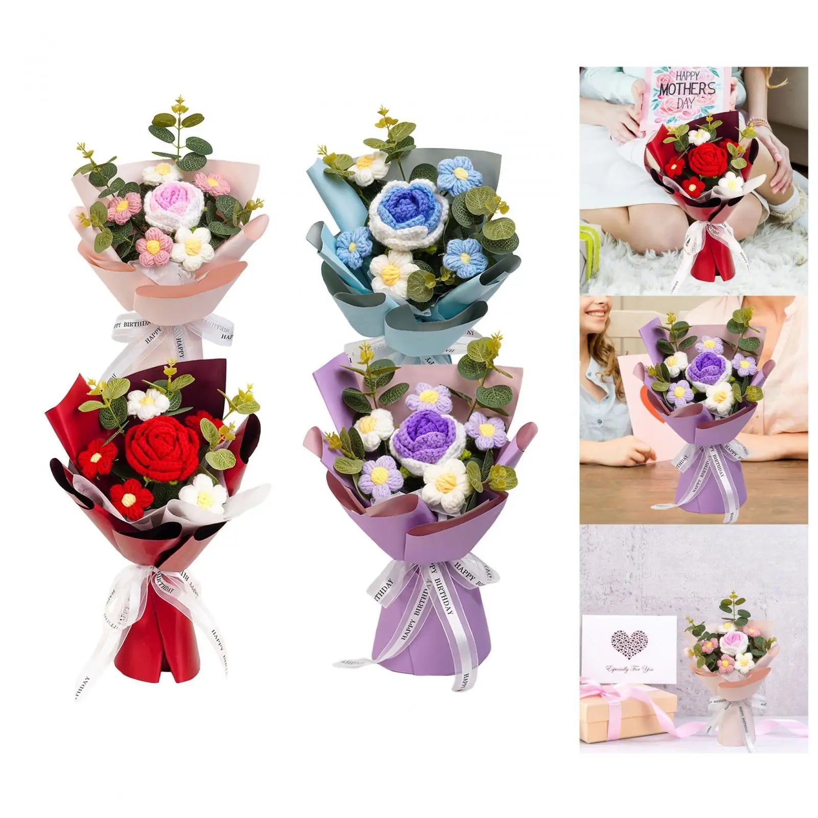 Handmade Crochet Flower Bouquet – Timeless Gift.