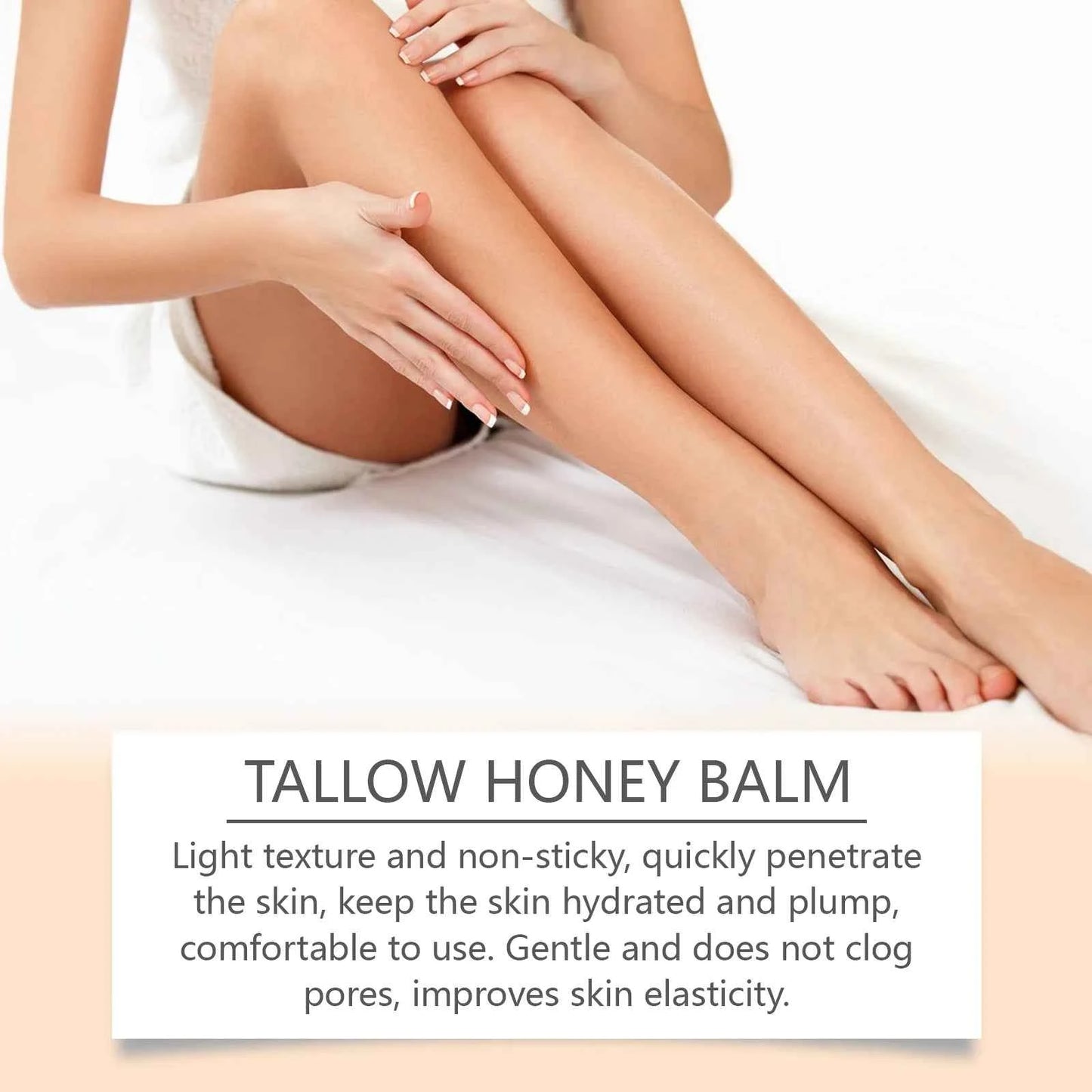 Tallow Honey Balm Deep Hydrating Relieve Dryness Lightening Body Lotion Tighten Fine Lines Shrink Pores Lift Collagen Face Cream.