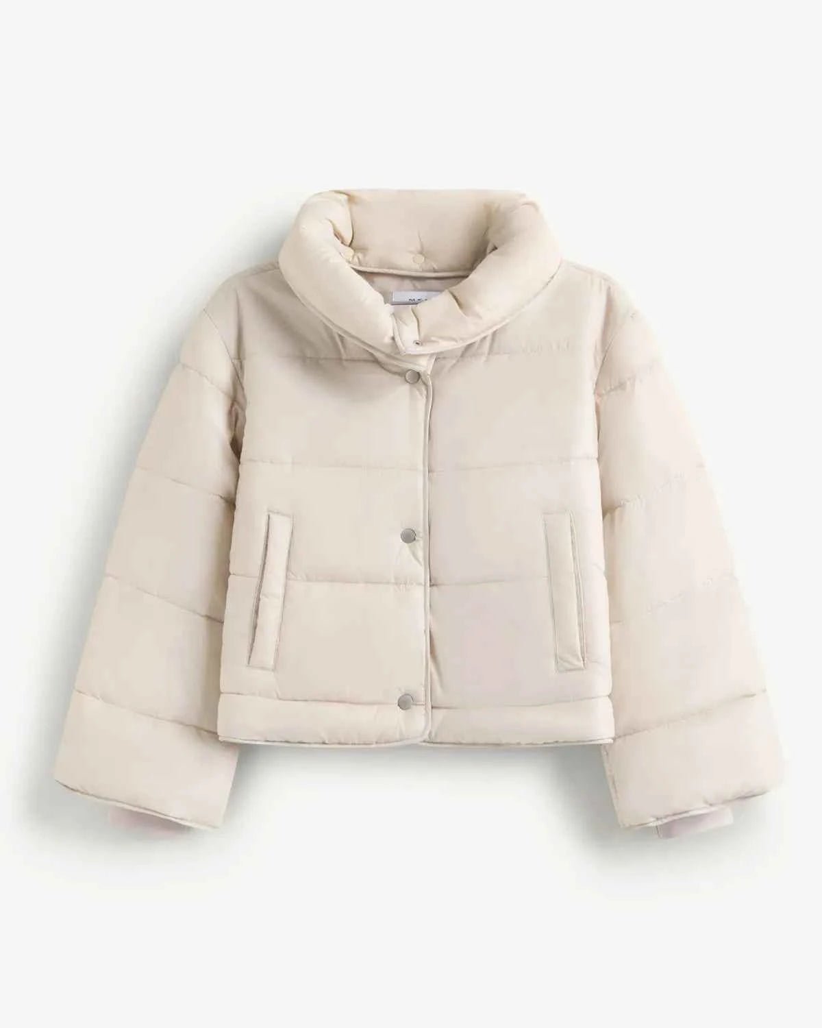 Áo phao nữ chần bông cổ rời form regular - dev2 - aff