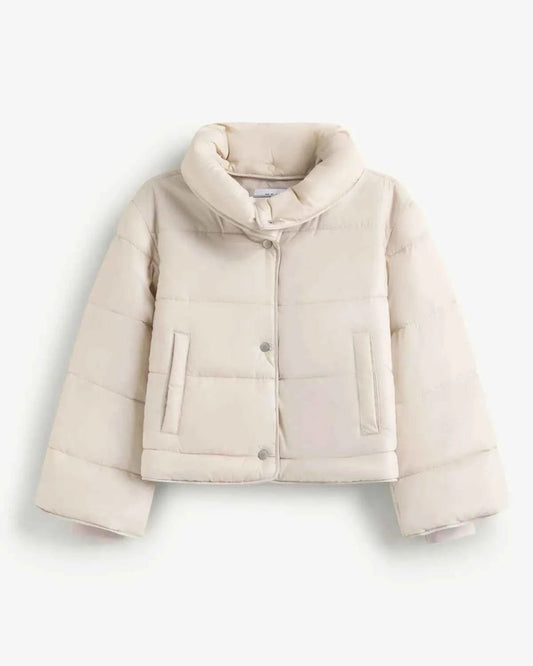 Áo phao nữ chần bông cổ rời form regular - dev2 - aff