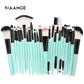 MAANGE 25/18 Pcs Professional Makeup Brush Set Beauty Foundation Powder Blush Eyeshadow Blending Eyelash Concealer Make Up Kits.