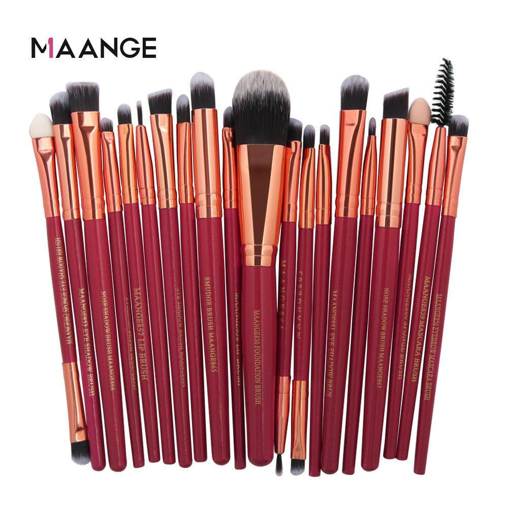 2222 MAANGE 20/22/18 Pcs Makeup Brushes Set Cosmetic Foundation Powder Brush Eye Shadow Lip Blending Make Up Brush Tool Kit Maquiagem.