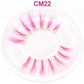 OKAYLASH 3D 6D False Colored Eyelashes Natural Real Mink fluffy Style  Eye lash Extension Makeup Cosplay Colorful Eyelash.