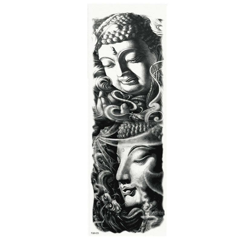 wtf Waterproof Temporary Tattoo Full Arm Temporary Tattoo Body Stickers for Man Women Dropshipping.