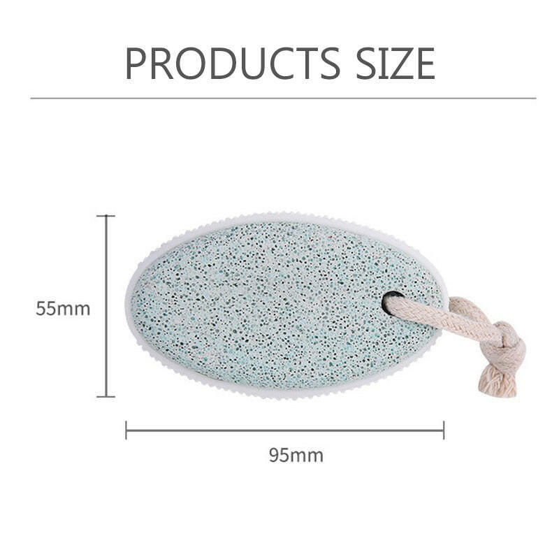 wtf 1PC Foot Stone File Exfoliating Natural Lava Stone Tank Foot Massage Pumice Exfoliates Calluses Foot Skin Care Tool.