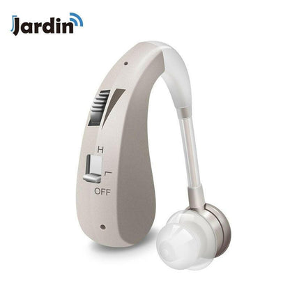 wtf 202S Hearing Aid Rechargeable Digital Sound Amplifier Air Conduction Wireless Headphones for Deaf Elderly Ear Care Hearing Aids.