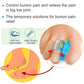 Sumifun Blue Soft Silicone Gel Toe Separator Hallux Valgus Bunion Spacers Thumb Corrector Foot Care Tool 1Pairs/2pcs.