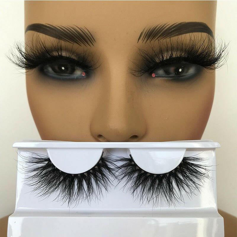 3333b Sleek Chic Fluffy False Eyelashes 25mm Mink Lashes Wholesale Long Full Strip Lashes Vendors Mink Eyelashes Extension Bulk 1 Pair.