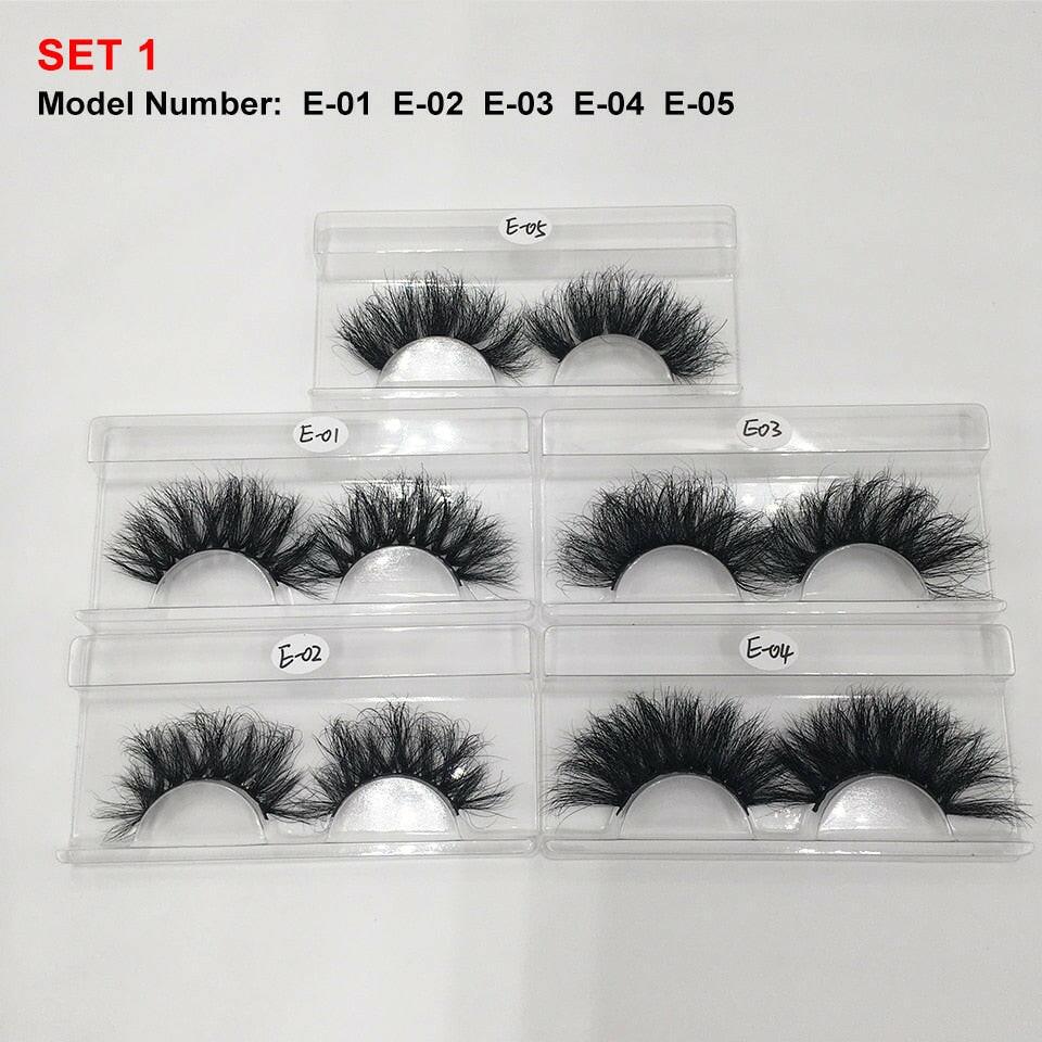 wtf Mink Lashes Wholesale 5/10/30 25mm Lashes Dramatic Fluffy Long Lashes in Bulk Makeup Lashes Mink 25mm Wholesale Mink Eyelashes.