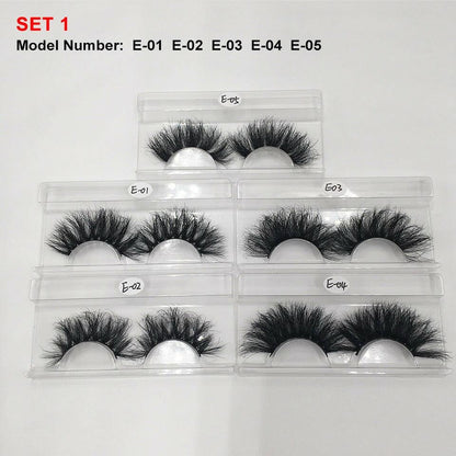 wtf Mink Lashes Wholesale 5/10/30 25mm Lashes Dramatic Fluffy Long Lashes in Bulk Makeup Lashes Mink 25mm Wholesale Mink Eyelashes.