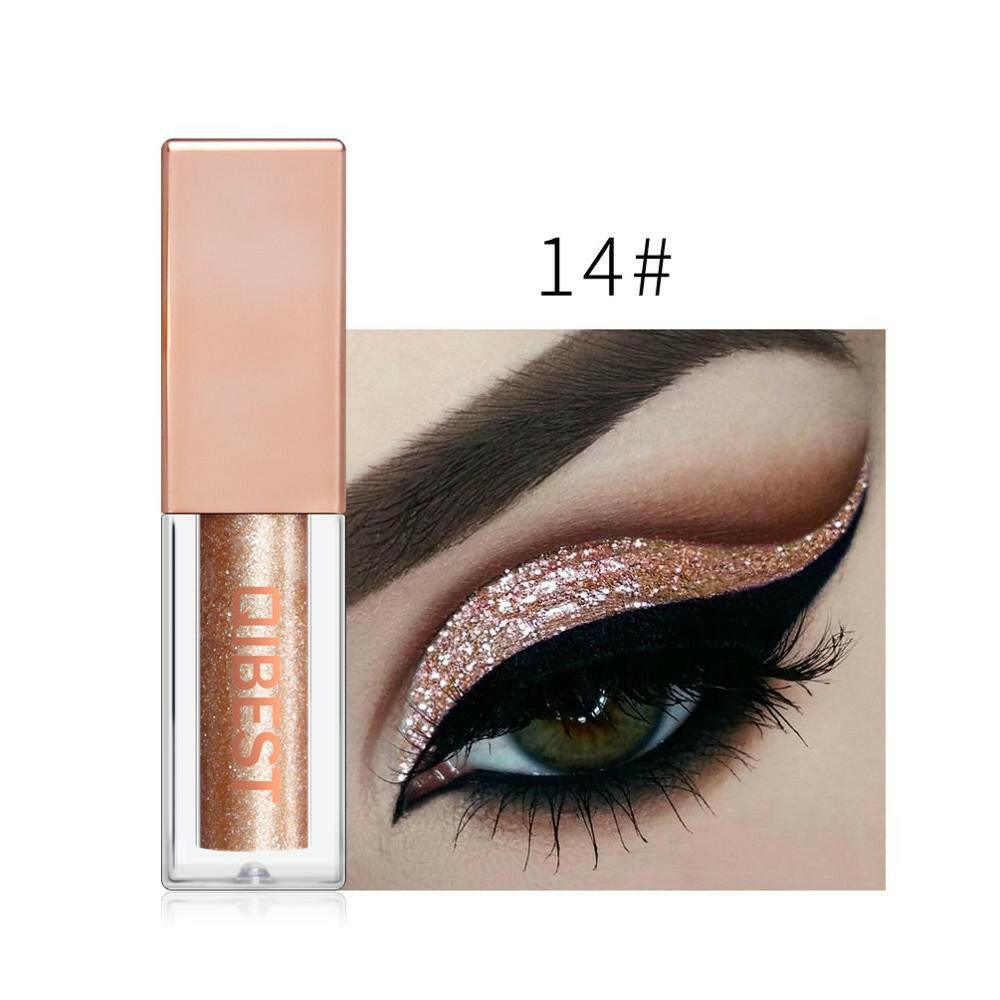 wtf QIBEST 15 Colors Eyeshadow Stick Shining Makeup Glitter Pigment Waterproof Eye Shadow Stick Smoky Liquid Eye Shadow Cosmetics.