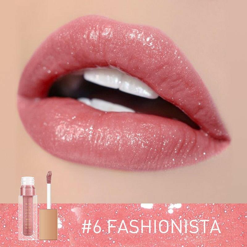 wtf STAGENIUS Lipgloss Waterproof Long-lasting 8 Shades Mirro Glass Non Stick Shimmer Glitter Gloss Lip Tint Makeup.