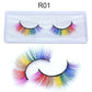 OKAYLASH 3D 6D False Colored Eyelashes Natural Real Mink fluffy Style  Eye lash Extension Makeup Cosplay Colorful Eyelash.