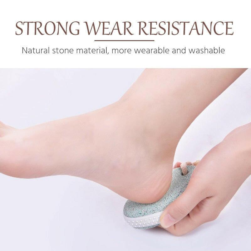 wtf 1PC Foot Stone File Exfoliating Natural Lava Stone Tank Foot Massage Pumice Exfoliates Calluses Foot Skin Care Tool.