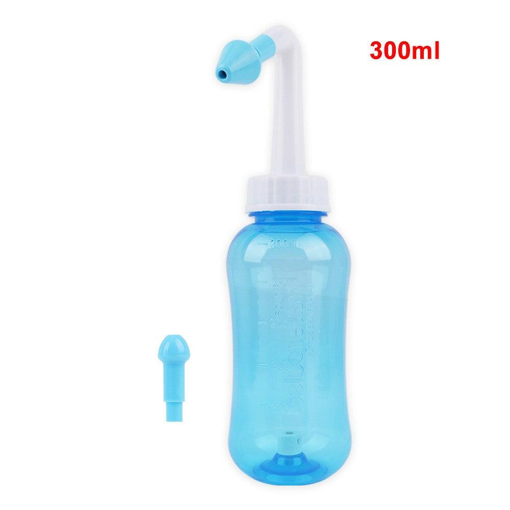 wtf 1set 300ML Nasal irrigator Nasal Rinse Bottle Nasal Wash Cleaner Nose Protector Avoid Allergic Rhinitis Adults Children Neti Pot.