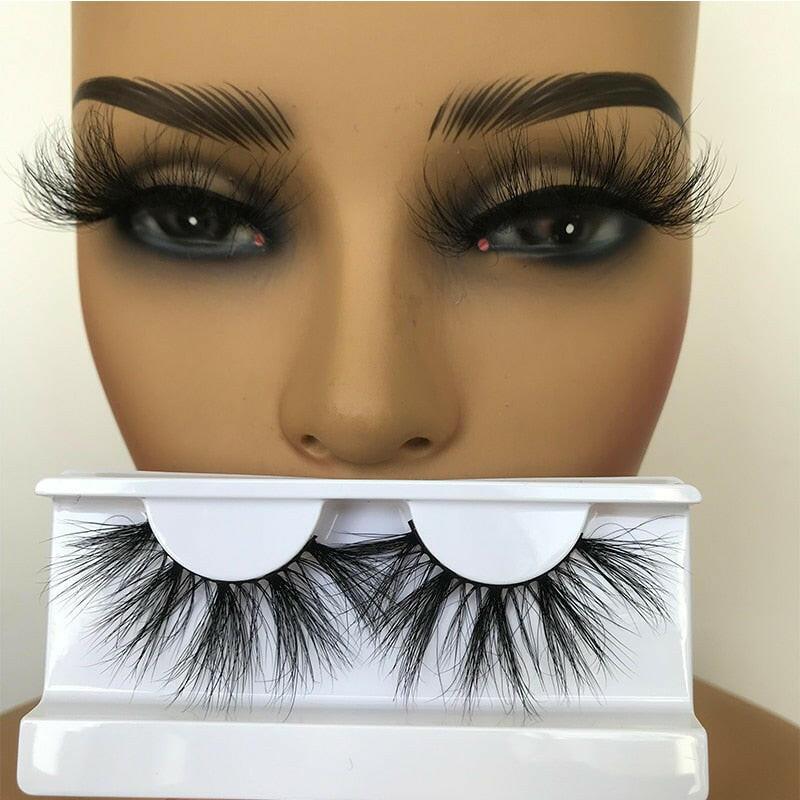 3333b Sleek Chic Fluffy False Eyelashes 25mm Mink Lashes Wholesale Long Full Strip Lashes Vendors Mink Eyelashes Extension Bulk 1 Pair.