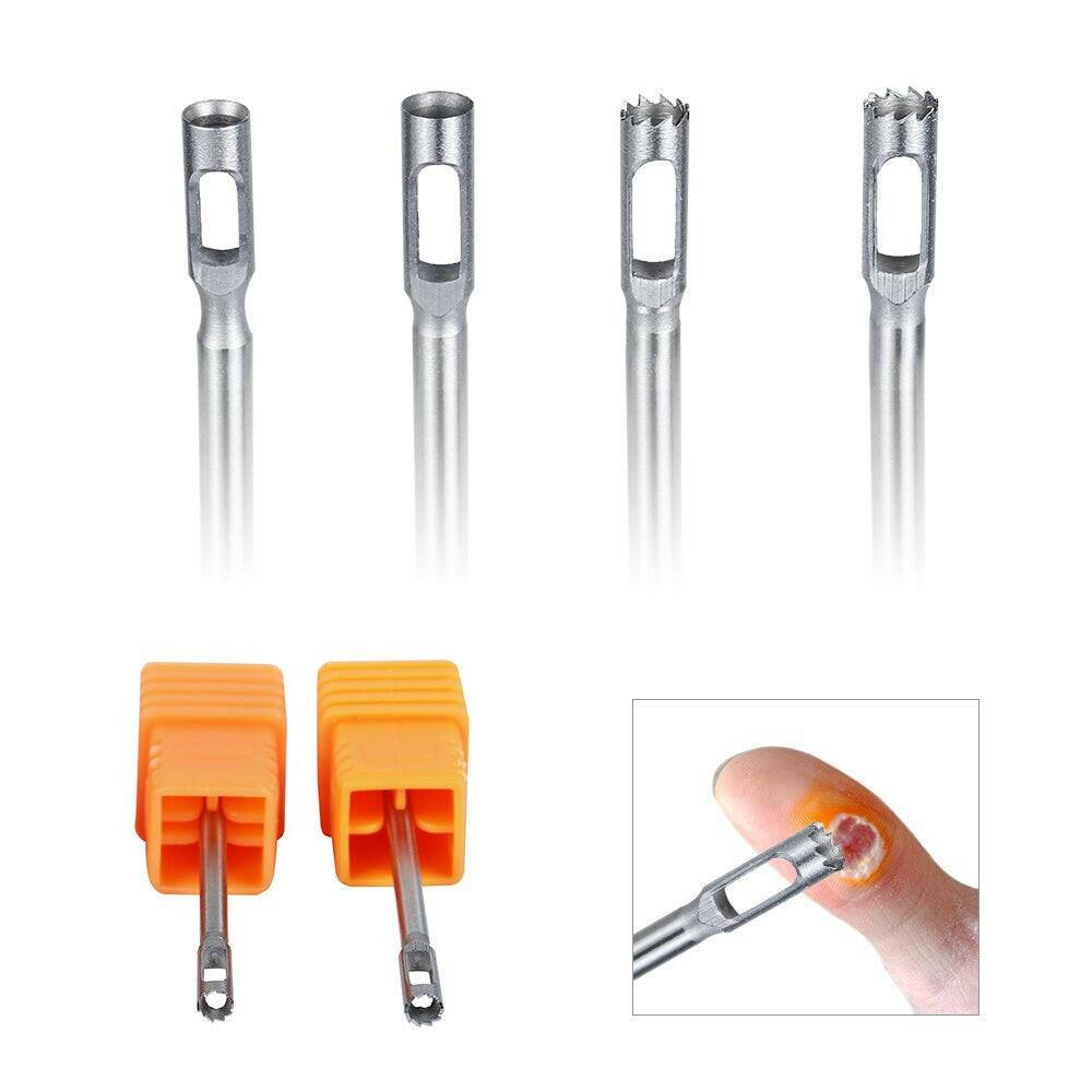 wtf Stainless steel Medical Pedicure Drill Bit Faster Corn Remover Removal Foot Callus Cuticle Cutter Rotary Burr Bits Tool.