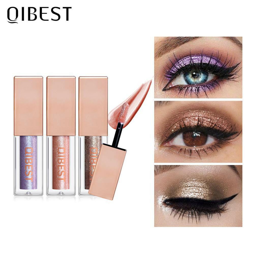 wtf QIBEST 15 Colors Eyeshadow Stick Shining Makeup Glitter Pigment Waterproof Eye Shadow Stick Smoky Liquid Eye Shadow Cosmetics.