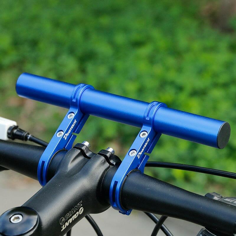 3333b 10/20/25/30cm Bicycle Handlebar Extended Bracket Bike Headlight Mount Bar Computer Holder Lamp Support Rack Alloy Fiber Stand.