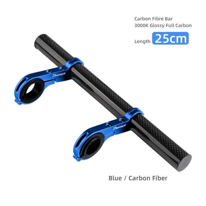 3333b 10/20/25/30cm Bicycle Handlebar Extended Bracket Bike Headlight Mount Bar Computer Holder Lamp Support Rack Alloy Fiber Stand.