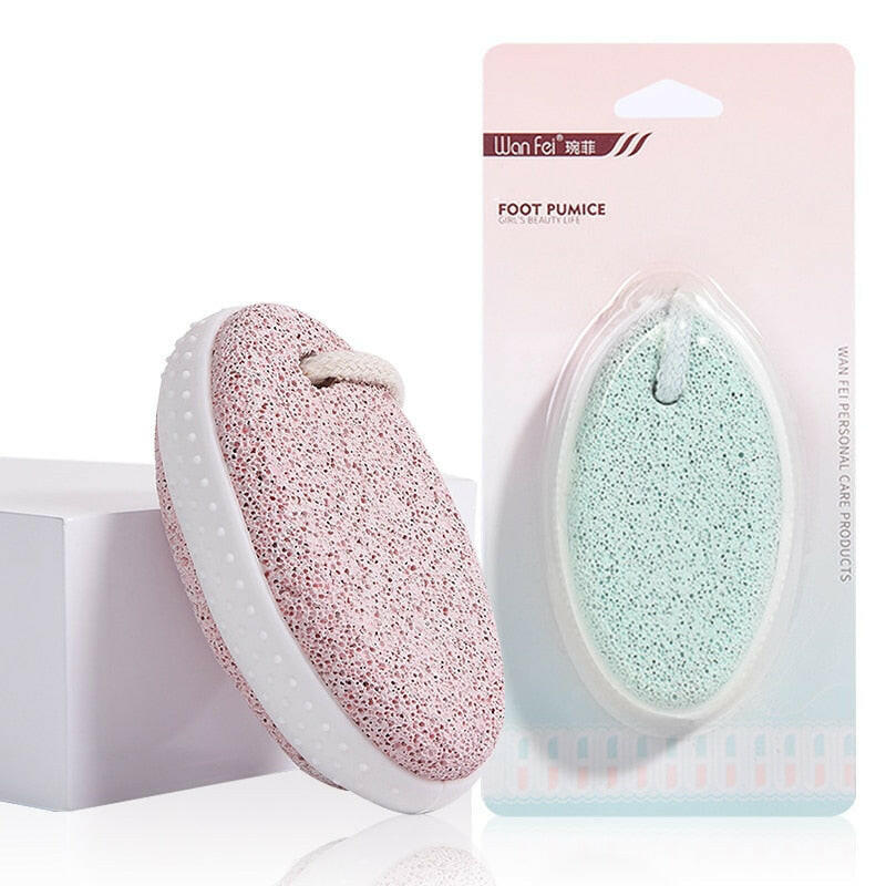 wtf 1PC Foot Stone File Exfoliating Natural Lava Stone Tank Foot Massage Pumice Exfoliates Calluses Foot Skin Care Tool.