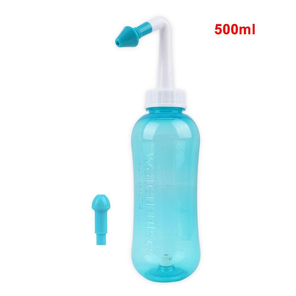 wtf 1set 300ML Nasal irrigator Nasal Rinse Bottle Nasal Wash Cleaner Nose Protector Avoid Allergic Rhinitis Adults Children Neti Pot.