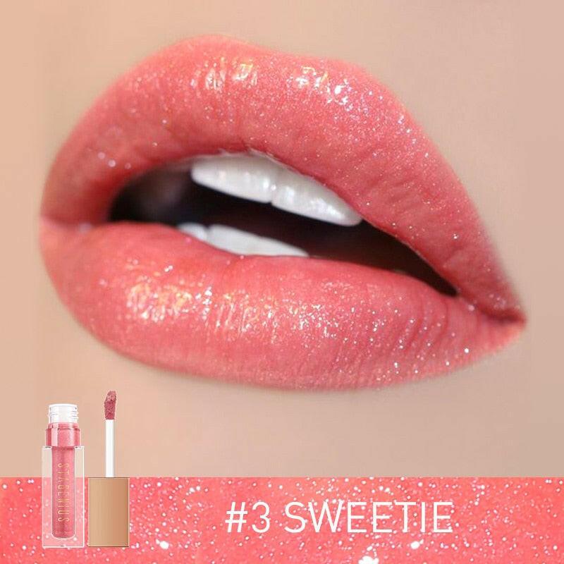 wtf STAGENIUS Lipgloss Waterproof Long-lasting 8 Shades Mirro Glass Non Stick Shimmer Glitter Gloss Lip Tint Makeup.