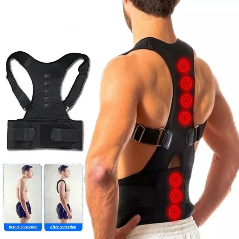 wtf Magnetic Therapy Posture Corrector Brace Supporter Shoulder Back Support Belt Menwomen Braces And Support Belt Shoulder Posture.