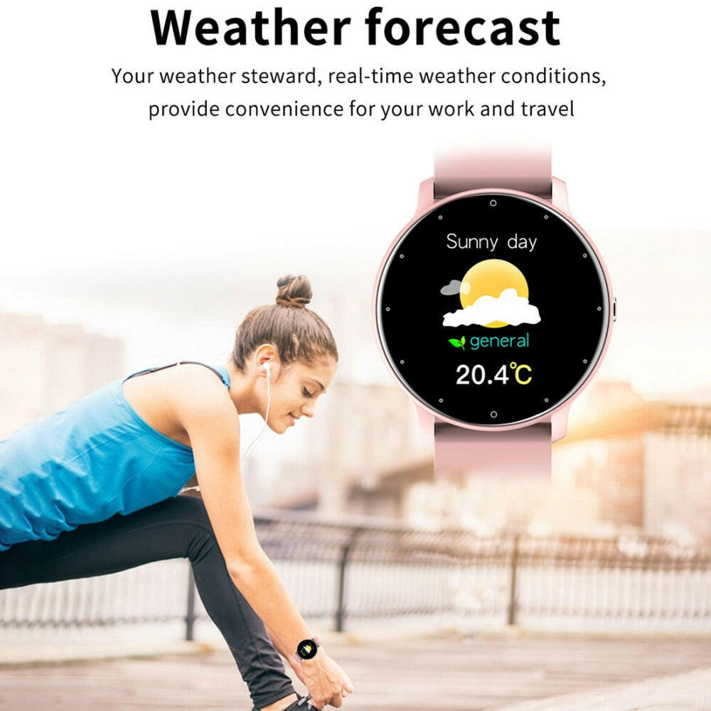 wtf 2022 ZL02 Men Women Smartwatch Bluetooth Waterproof Heart Rate Fitness Tracker Smart Watch Bracelet for iPhone And Android.